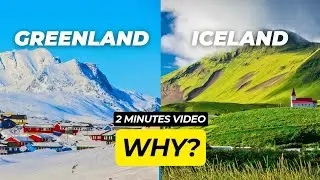 Why Iceland is Green and Greenland is Icy ? | 2 Minutes Video
