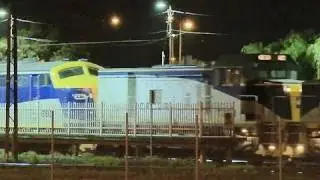 Ballast Train at Night (Part 3) CFCLA's B80, T369 & T377 - PoathTV Australian Railways