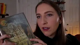 ASMR scary stories in a thunderstorm ⛈️ (book sounds, thunderstorm, whispering 😱)