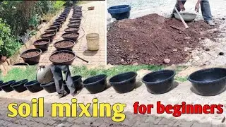 Best way of mixing soil for good yield #arunaboddepalli|organic terrace garden #soil #mixing