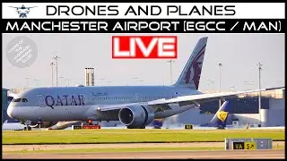 Manchester Airport Live Plane Spotting Action - Saturday Afternoon with A380 787 A330 A350 and more!