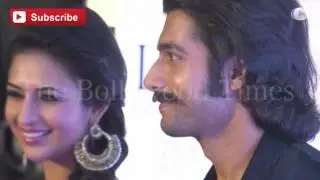 Hot Divyanka Tripathi with Husband at Lions Gold Awards 2015