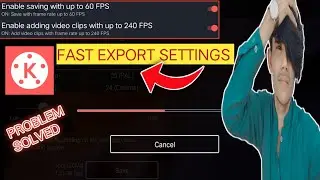 how to increase exporting speed in Kinemaster || kinemaster fast exporting settings - 100% real 🔥😱