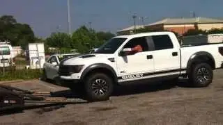 2014 F 150 Shelby Raptor unloaded at Gary Smith Ford