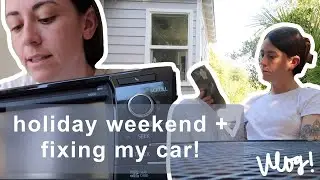 VLOG: holiday weekend + fixing my car! | Jess Cap&oacute;