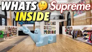 Secretly Vlogging Inside Supreme NY Stores...Whats Inside?
