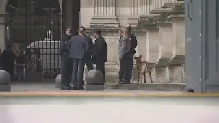 Police evacuate the Louvre over election day security threat