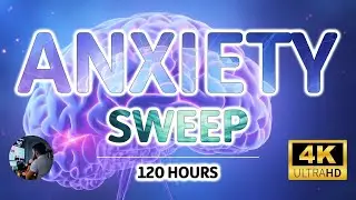 Calming Anxiety Sweep | Deep Sleep Noise for Nervous System Downshift | 120 Hours | Black Screen