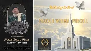Funeral Service & Reception of Falealii Wyoma Purcell 🕊️
