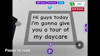 Tour of my adopt me nursery