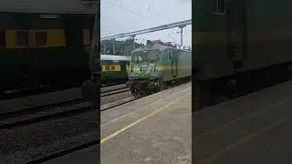 Guruvayur Ernakulam passenger reaching Pudukad Railway station #pudukad #thrissur #southernrailway