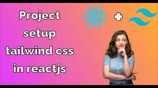 How to setup tailwind css in react project || for beginners || react-tailwind || @geniusdev__