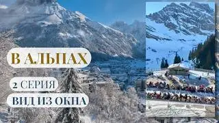 К Альпам. 2 серия. Вид из окна ❤️ #КристинаИзЛюцерна #Швейцария #путешествие #МояЖизнь #зима #альпы