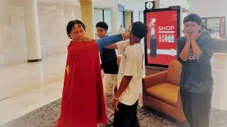 Superman SAVES THE DAY At Penn Square Mall In Oklahoma City!!!
