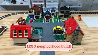 Brand new LEGO NEIGHBORHOOD!! 🏡