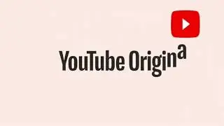YouTube Originals Falling Words Ident Logo