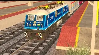 Powerful Freight Train Simulator 🚆 | Realistic High Speed Gameplay #indiantrainsimulator #train 