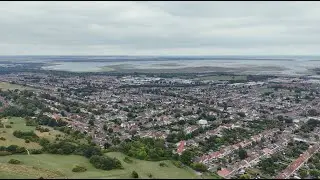 Portsdown Hill Drone Views | Portsmouth, Spinnaker Tower, Fort Nelson & More!