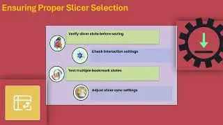 How to add bookmark to slicer in Power BI | Power BI Training Guide | Power BI Tutorial Tips