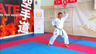 Heian Shodan #1. Kata and Bunkai. Full power and fast motion  Хейан Шодан #1. Ката и Бункай.