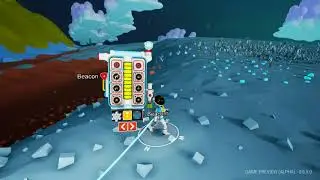 Astroneer - Shows how I placed the beacons