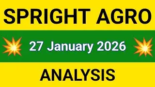 SPRIGHT AGRO Share Technical Analysis Today | SPRIGHT AGRO Share Price in Hindi | 27 January 2026