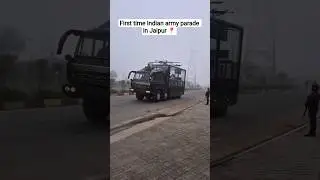 first time indian army parade in jaipur #armylover #army #indianarmy