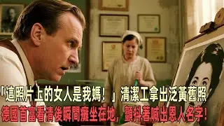 「這照片上的女人是我媽！」清潔工拿出泛黃舊照，德國首富看清後瞬間癱坐在地，顫抖著喊出恩人名字！#情感 #親情 #情感故事 #感動 #感人