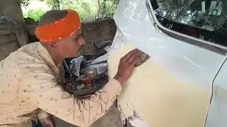 Maruti Ertiga Final Dent Paint | Before After Transformation | Full Car Paint Job