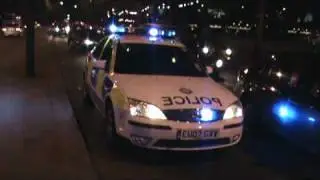 2x Met Police Vauxhall Astra IRVs + BTP Ford Mondeo @ Embankment tube station