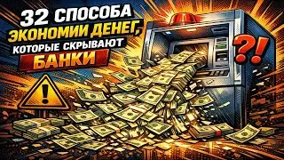 32 способа экономии денег, которые скрывают банки