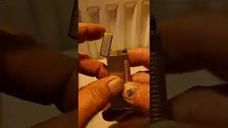 How to refill and fit a new flint on your luxurious Dunhill Rollagas  #dunhill 