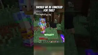 Should we be canceled for this? #minecraft #BetterOnBedrock #minecraftshorts