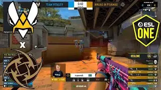 CRAZY GAME! Vitality vs NIP - ESL One ROAD TO RIO MAJOR - HIGHLIGHTS | CSGO