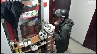 Strange Man Caught Sniffing Woman&rsquo;s Shoes in Public | Real Footage