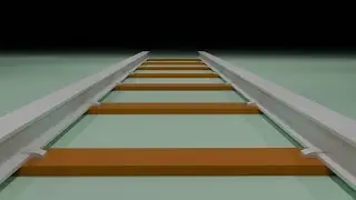 Blender Tutorial | Basic train railway