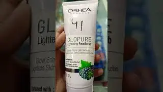 O'Shea glopure lightening facescrub #shorts #cosmeticshop #ytshorts