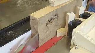 Table Saw Finger Jig with Spring Hinges