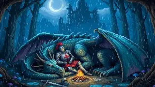 Rest, warrior, the gragon protects you.