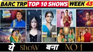 BARC TRP of Week 43 (2025) : Here's TOP 10 Shows of this week |Vasudha, Bigg Boss 19, Tum Se Tum Tak