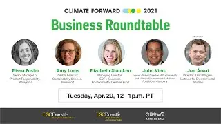 Climate Forward 2021- Day 2: Business Roundtable 4/20/2021