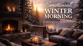 Winter Morning 🌅❄️ | Calm Ambient Music, Cozy Sunrise & Peaceful Emotions