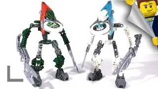 Обзор наборов Lego Bionicle #8616/8619 Ворзак/Кирак (Vorzakh/Keerakh) [Ваки: Часть 3]