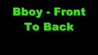 B-boy - Front To Back