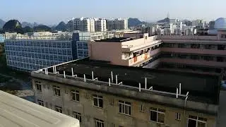 Guangxi Normal University from the international student building