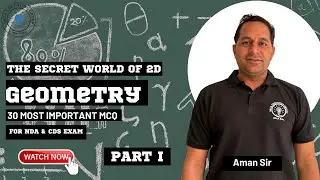 Maths 2D geometry: NDA & CDS Exam 30 most important MCQ  #course #army #exampreparation #nda #cds