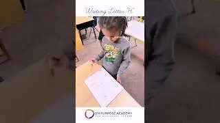 Preschool Learning: Writing Letter 