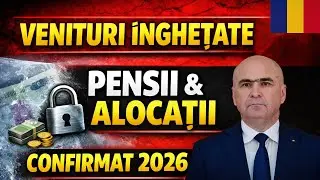 Confirmat pentru 2026: Lista completă a veniturilor blocate &ndash; Pensii și alocații
