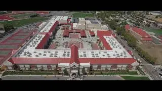 Pittsburg High School as seen from above