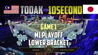 THE CROWD GOES WILD! TODAK VS 10SECOND GAMING - GAME 1 | M1 PLAYOFF LOWER BRACKET